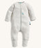 Front of the ergoPouch Long Sleeve Romper 0.2 TOG Grey Marle