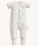 Front of the ergoPouch Sleep Onesie 1.0 TOG Grey Marle