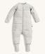 Front of the ergoPouch Sleep Onesie 3.5 TOG Grey Marle