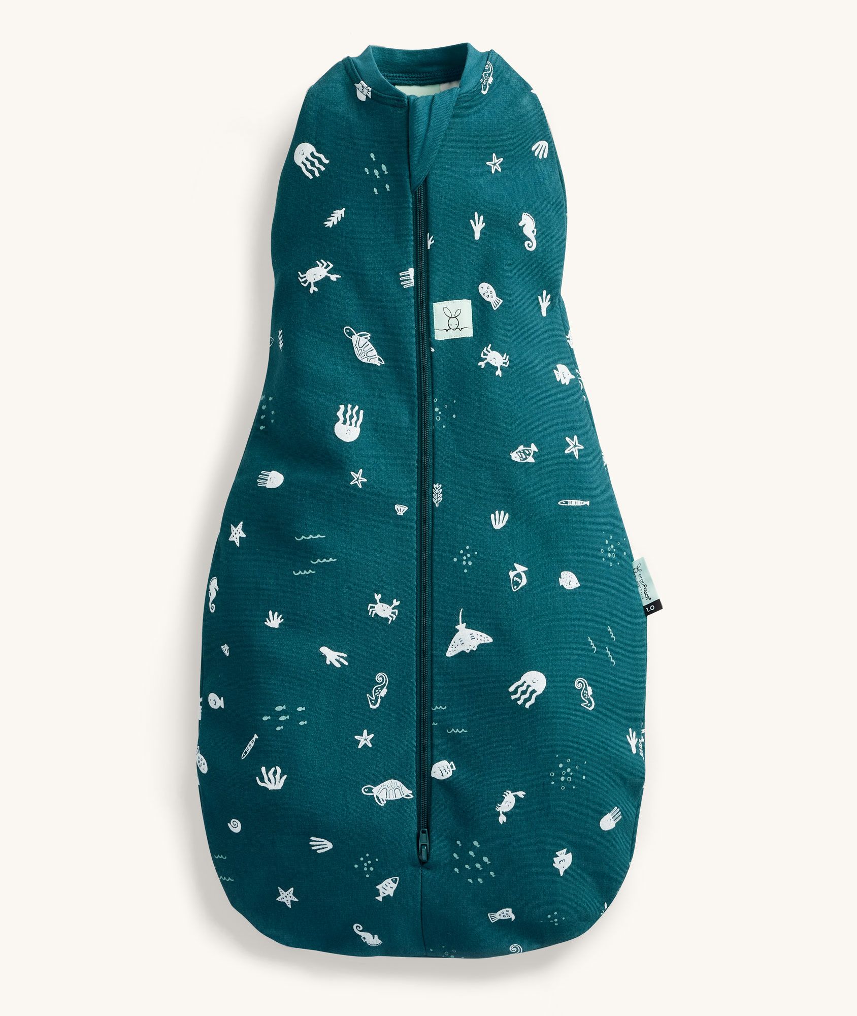 Cocoon Swaddle Sack 0.2 TOG Ocean Blue for Summer – ergopouch US