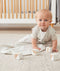Infant playing with blocks wearing a light Sleep Sack 0.2 TOG Grey Marle