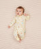 Newborn in ergoPouch Long Sleeve Romper 0.2 TOG Critters