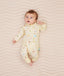 Newborn in ergoPouch Long Sleeve Romper 0.2 TOG Critters
