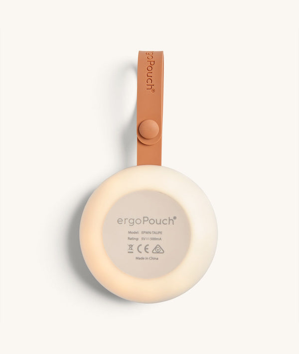 Bottom of ergoPouch Drift Away White Noise Machine Taupe