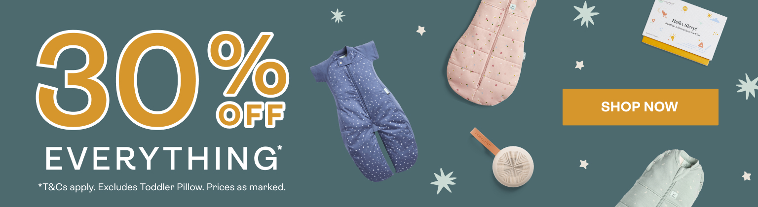 Mid Season Sale is here! Save 30% off sitewide, stock up on rompers, sleep sacks, swaddle sacks, sleep suits and more.