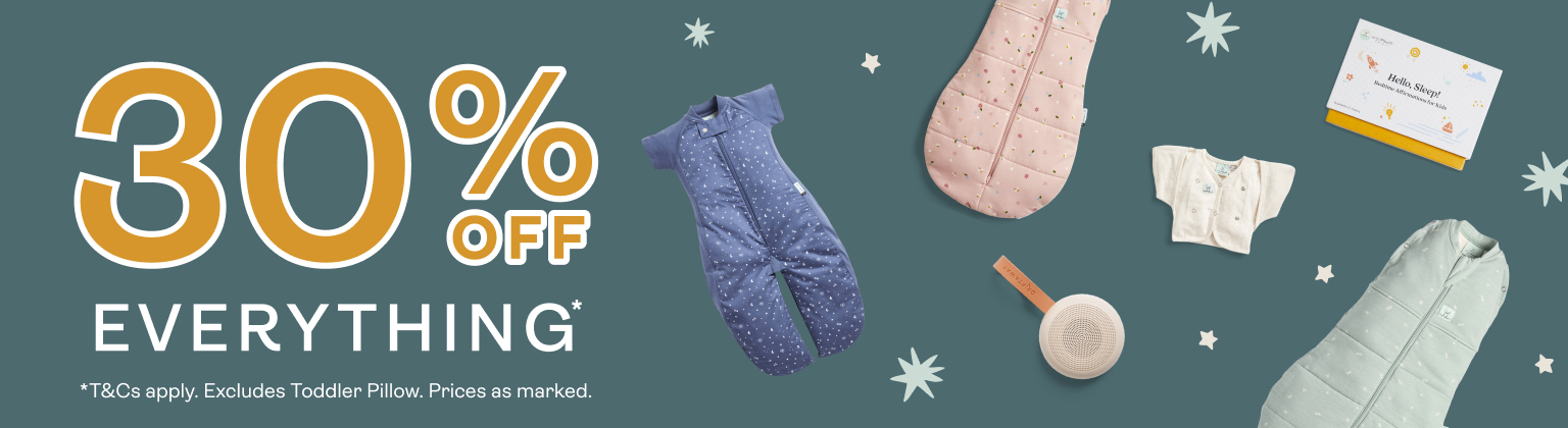 Mid Season Sale is here! Save 30% off sitewide, stock up on rompers, sleep sacks, swaddle sacks, sleep suits and more.