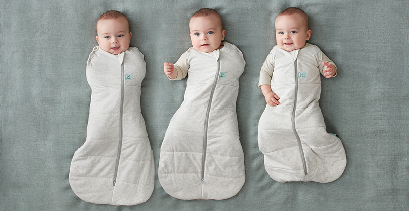 Transition from arms in swaddle to arms out sleep 