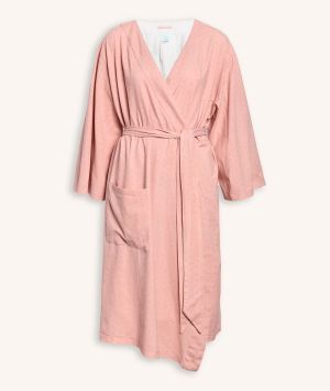 Matchy Matchy Bamboo Maternity Robe in Berries