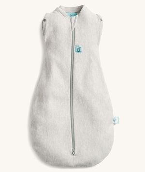 ergoPouch Cocoon Swaddle Bag in Grey Marle - a 1.0 TOG swaddle for warm weather