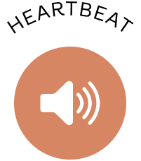Heartbeat sound icon