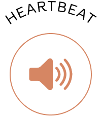 Heartbeat sound icon
