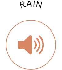 Rain sound icon