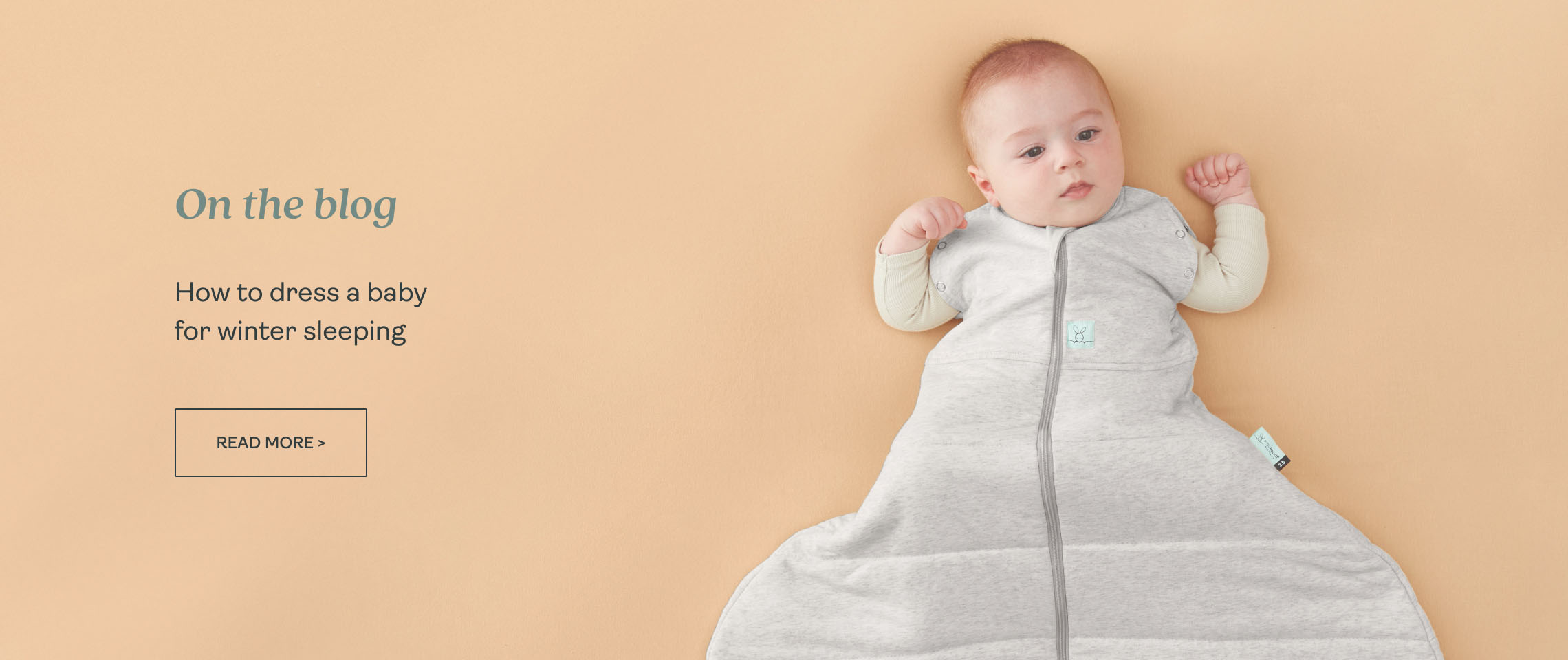 How to dress a baby for winter sleeping
