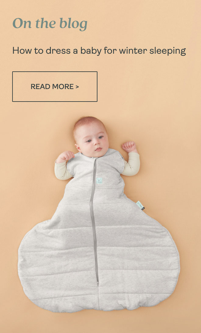 How to dress a baby for winter sleeping